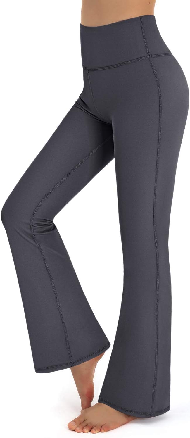 Promover Bootcut Yoga Pants for Women with Pockets Sports Trousers High Waist St...