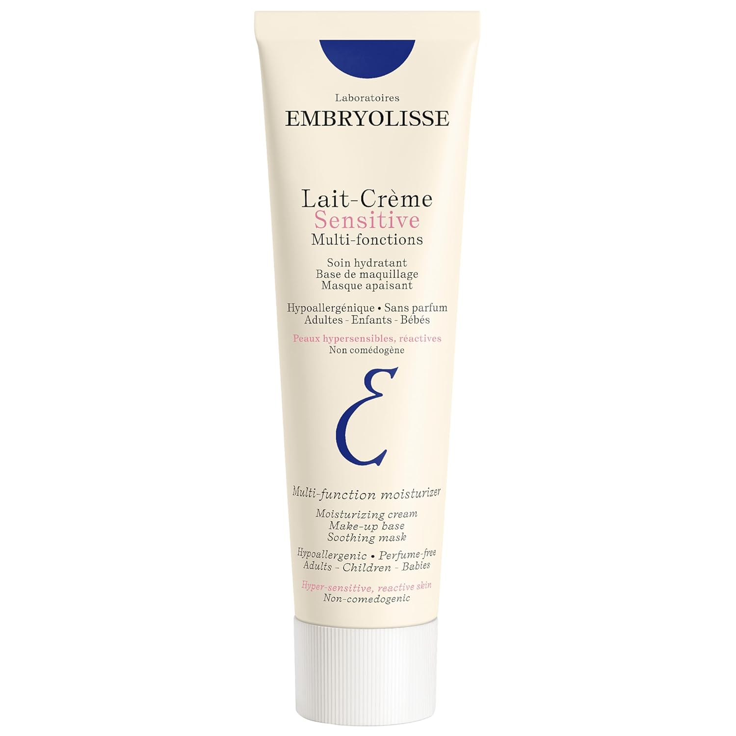 Embryolisse Lait Crème Sensitive Moisturizer. Hypoallergenic Face & Body Cream f...