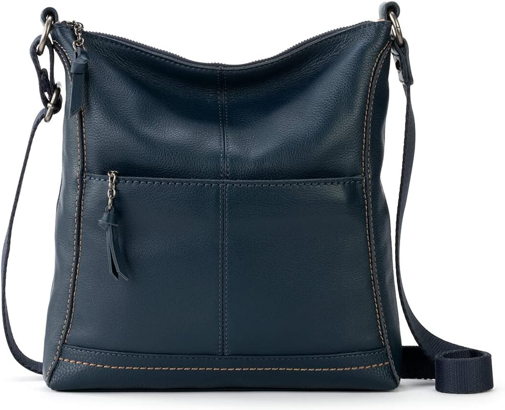 The Sak Lucia Leather Crossbody Purse - Premium Leather Women's Handbag for Ever...