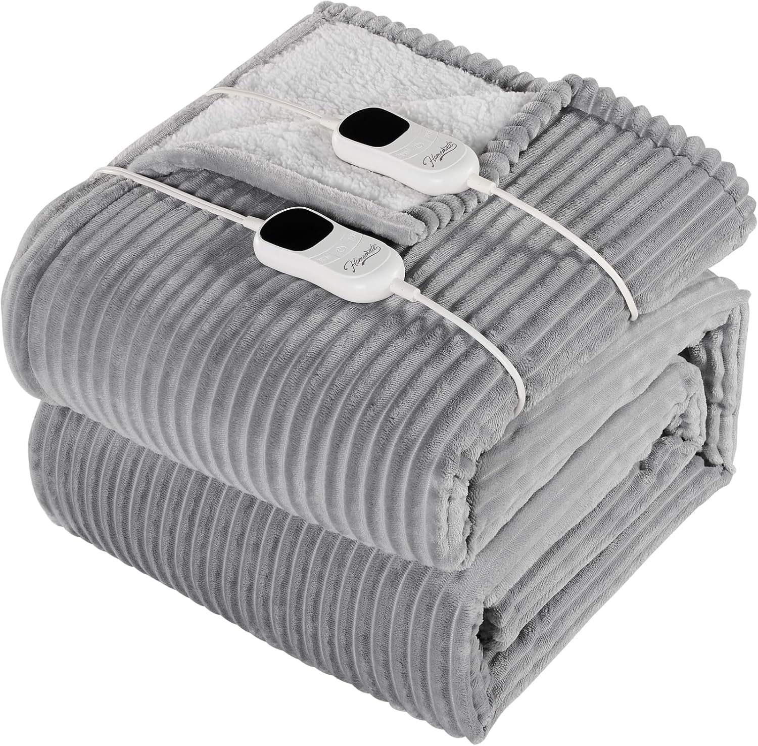 Homemate Electric Blanket King Size- 100"x90" Heated Blanket King Size 1/2/4/6/8...