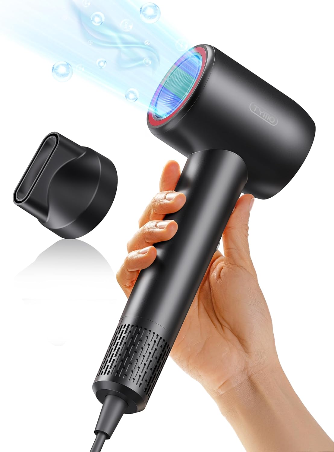 TYMO Ionic Hair Dryer for Women, High Speed Travel Blow Dryer for 5X Faster Dryi...