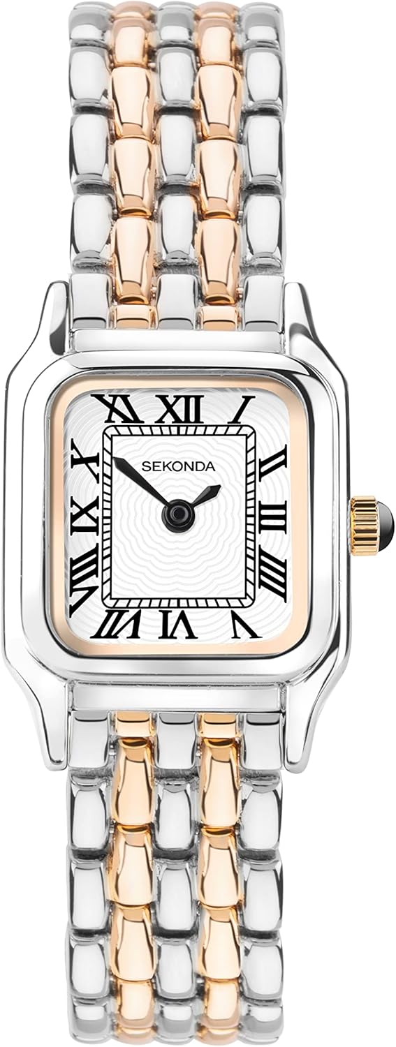 Sekonda Monica Ladies 20mm Quartz Watch in White with Roman Numerals, Analogue D...