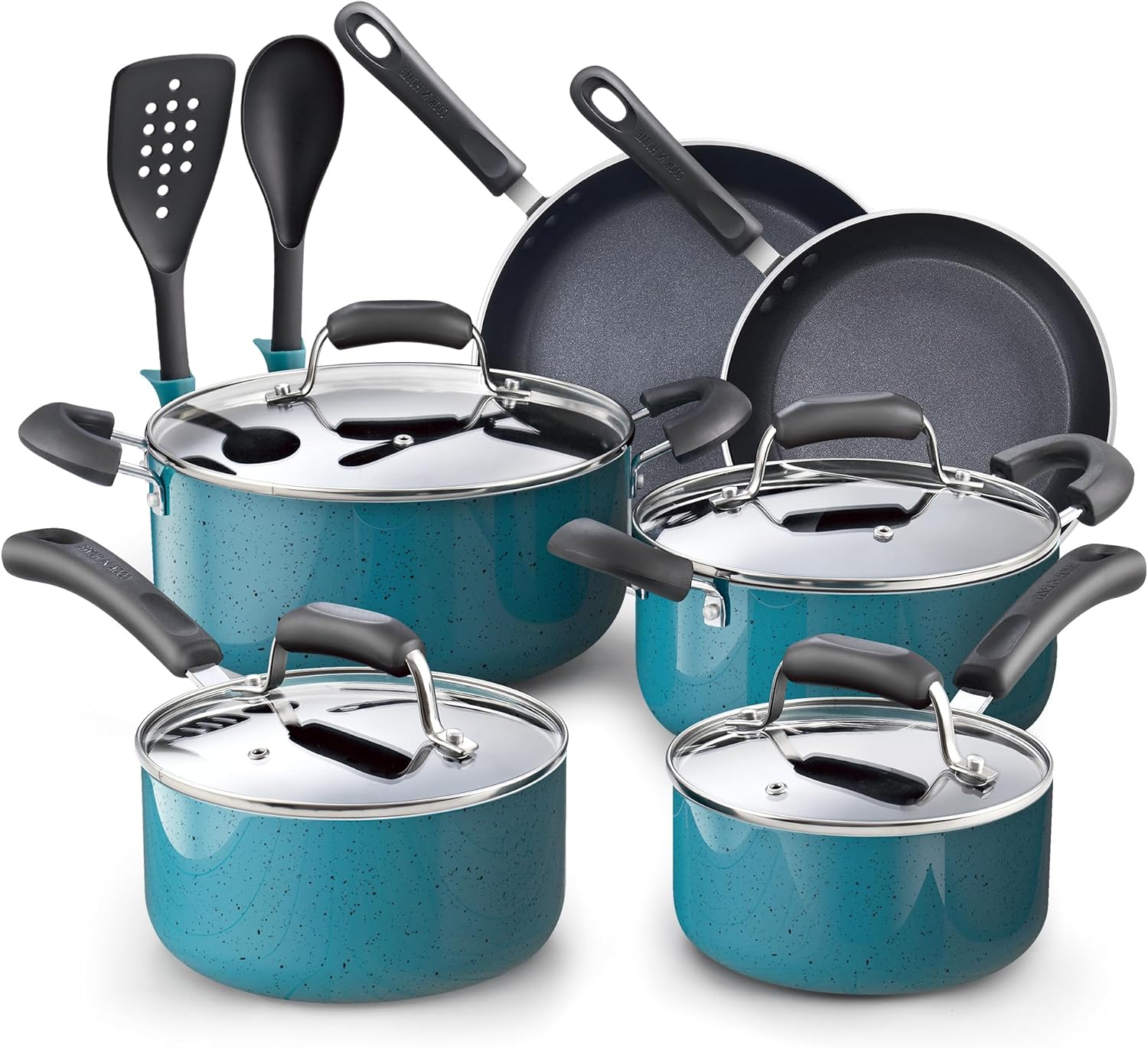 Cook N Home Pots and Pans Nonstick Cookware Set 12...