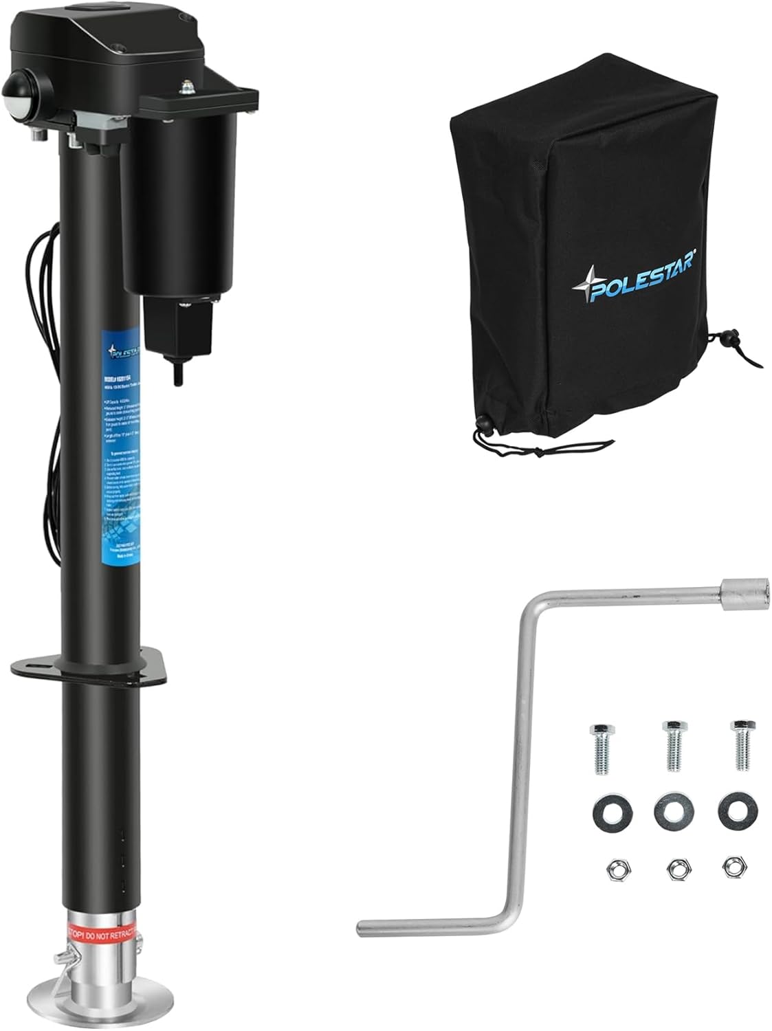 POLESTAR Electric Trailer Jack 4000lbs Power Tongu...