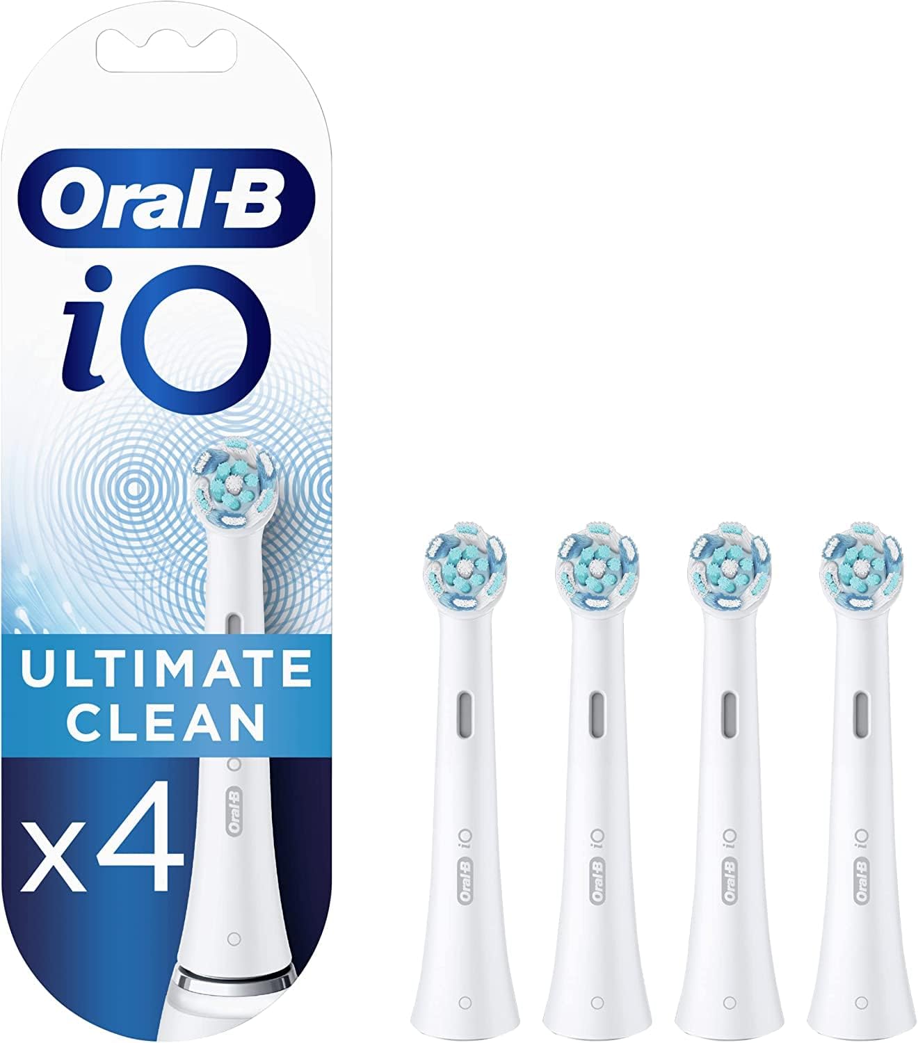 Oral-B iO Ultimate Clean Electric Toothbrush Head, Twisted & Angled Bristles for...