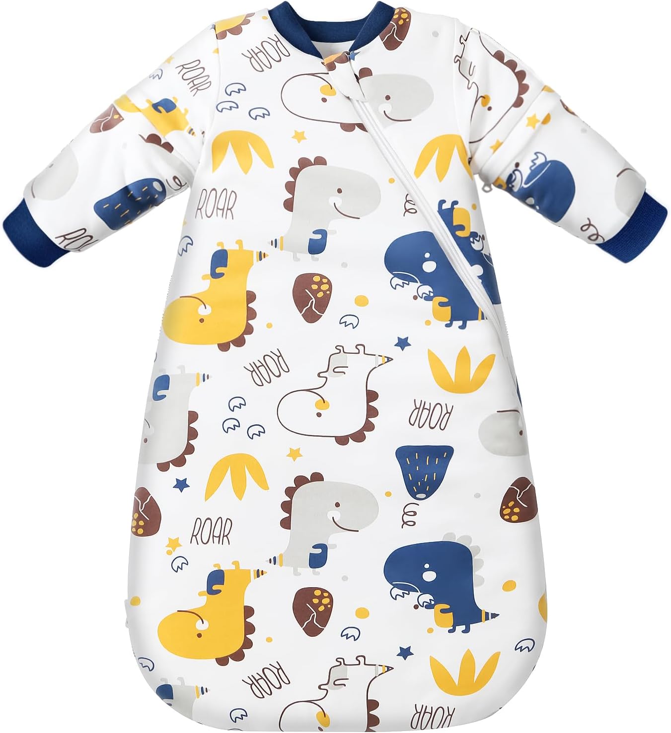 MIKAFEN Baby Sleeping Bag Long Sleeves Winter 3.5Tog 100% Organic Cotton Sleepin...