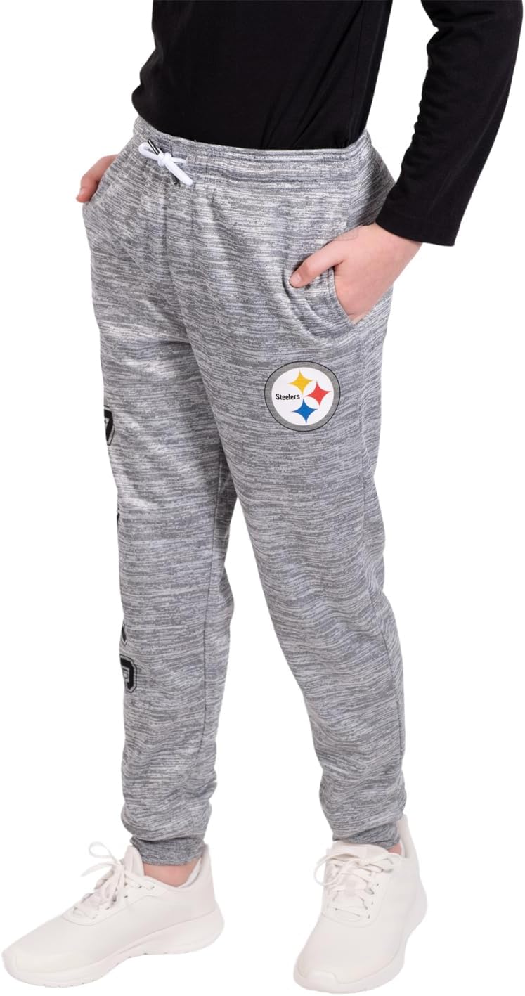 Ultra Game Boys' High Performance Moisture Wicking Fleece Jogger Sweatpants Pitt...