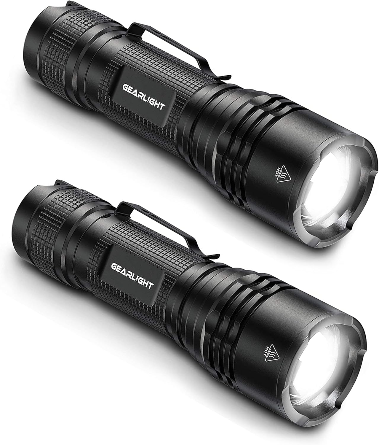 GearLight LED Tactical Flashlights High Lumens - Mini Flashlights for EDC Carry...