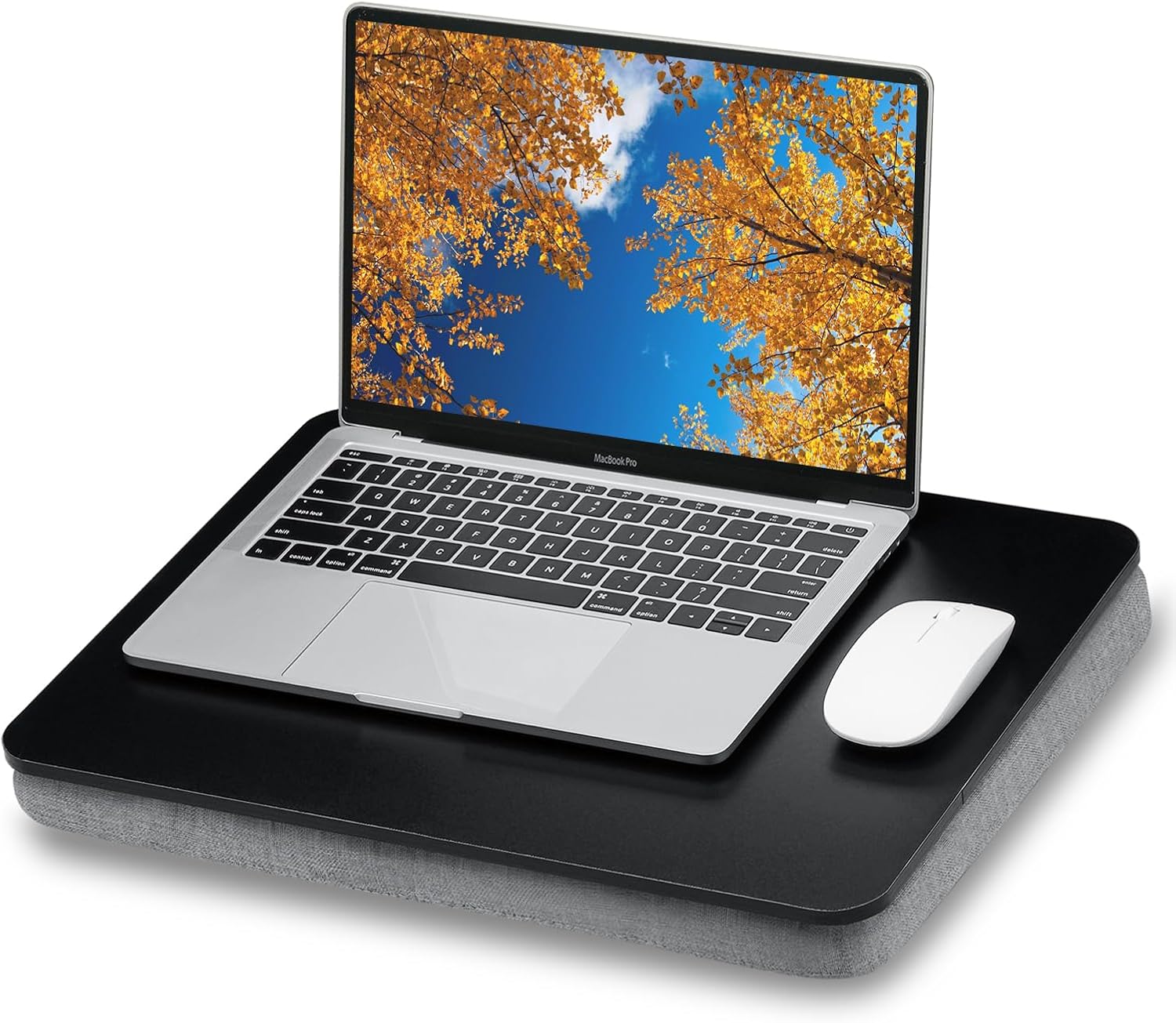 Portable Lap Laptop Desk with Pillow Cushion, Fits up to 15.6 inch Laptop, Lap S...