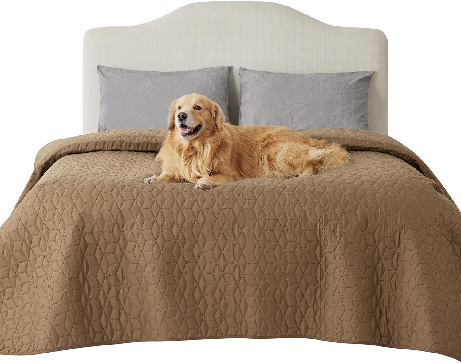 Bedsure 100% Waterproof Bed Cover for Dogs Washable - Non Slip Waterproof Dog Bl...