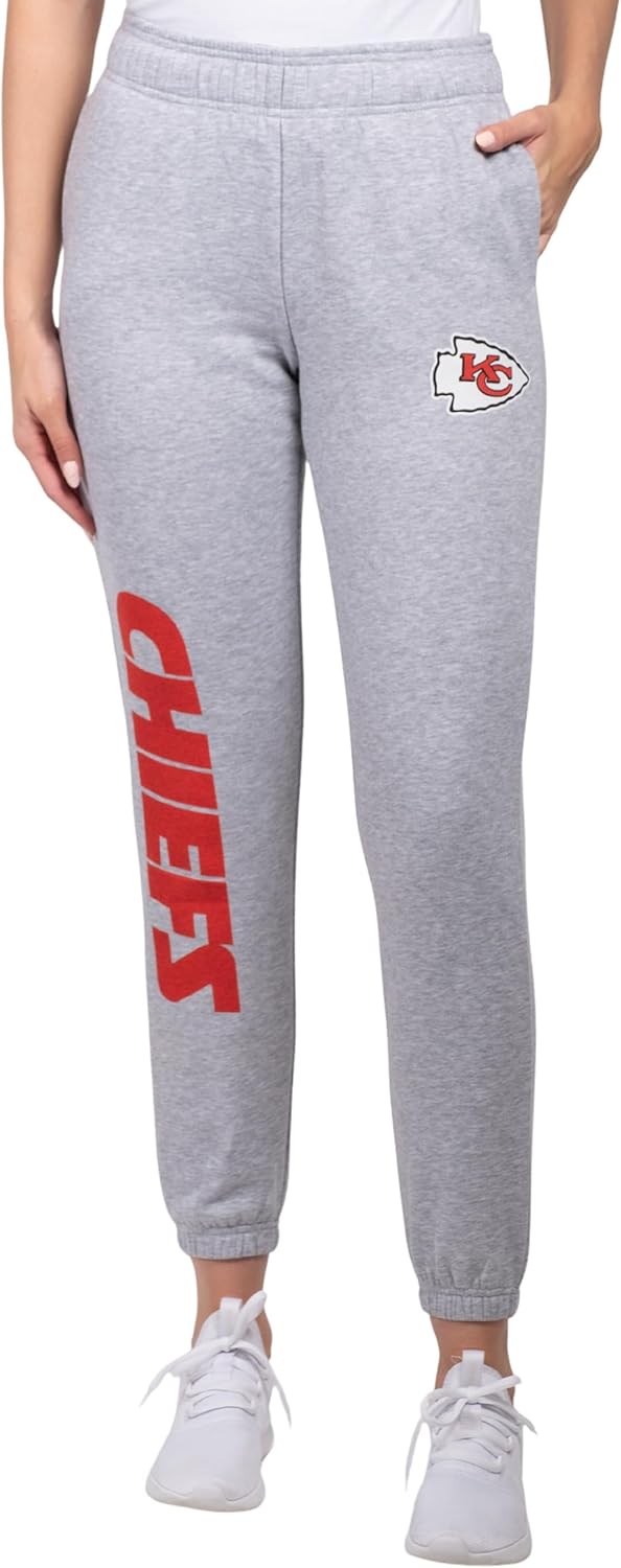 Ultra Game Women's NFL Official Super Soft Sweatpants Joggers Lounge Pants Pajam...