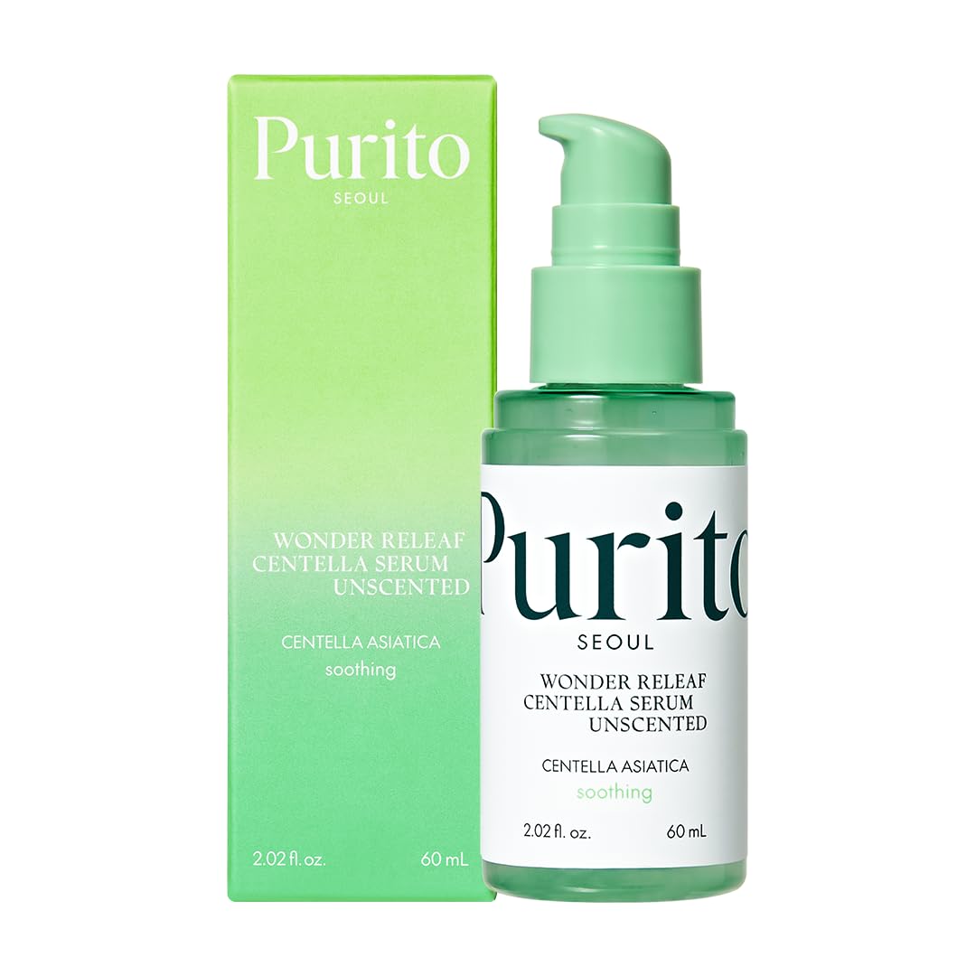 PURITO Centella Unscented Serum, Korean Centella, for All Skin Types, Ampoule, S...