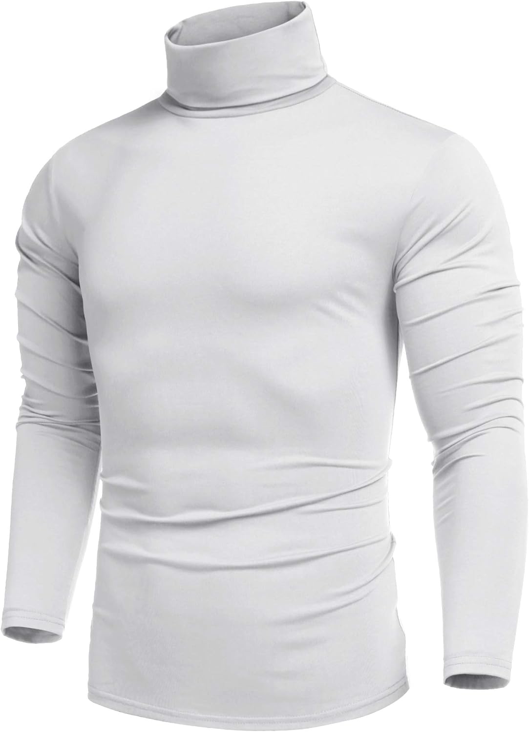 COOFANDY Men's Turtleneck Jumpers Long Sleeve Roll Neck Tops for Men Basic High...