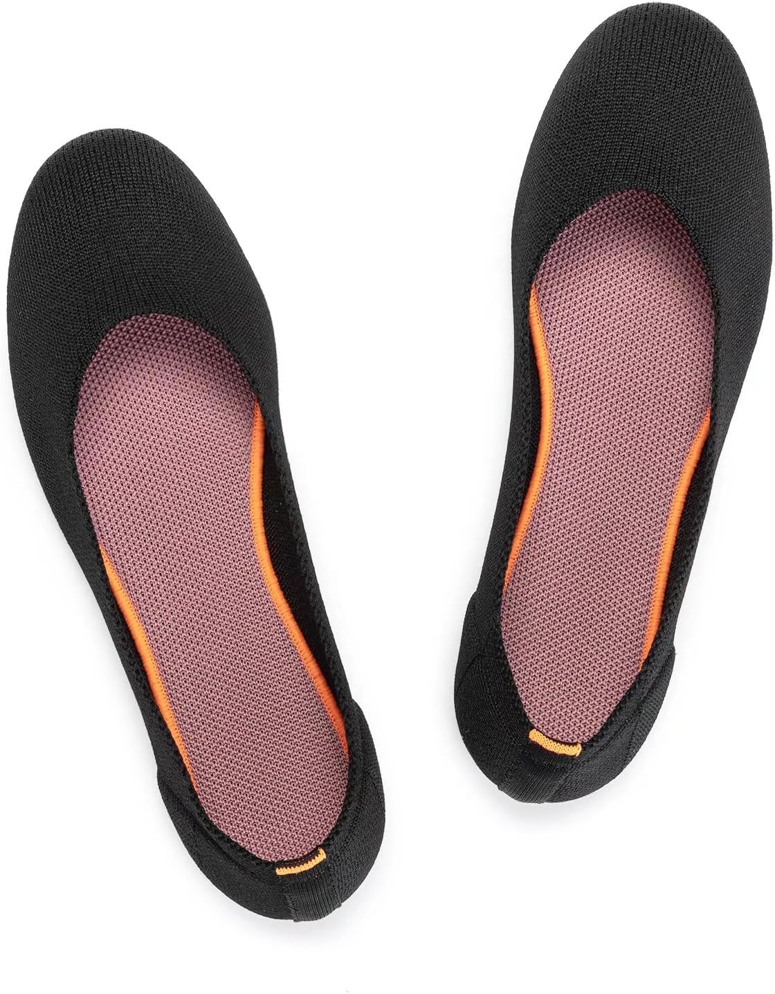 Frank Mully Women’s Ballet Flat Shoes Knit Dress Shoes Round Toe Slip On Balleri...