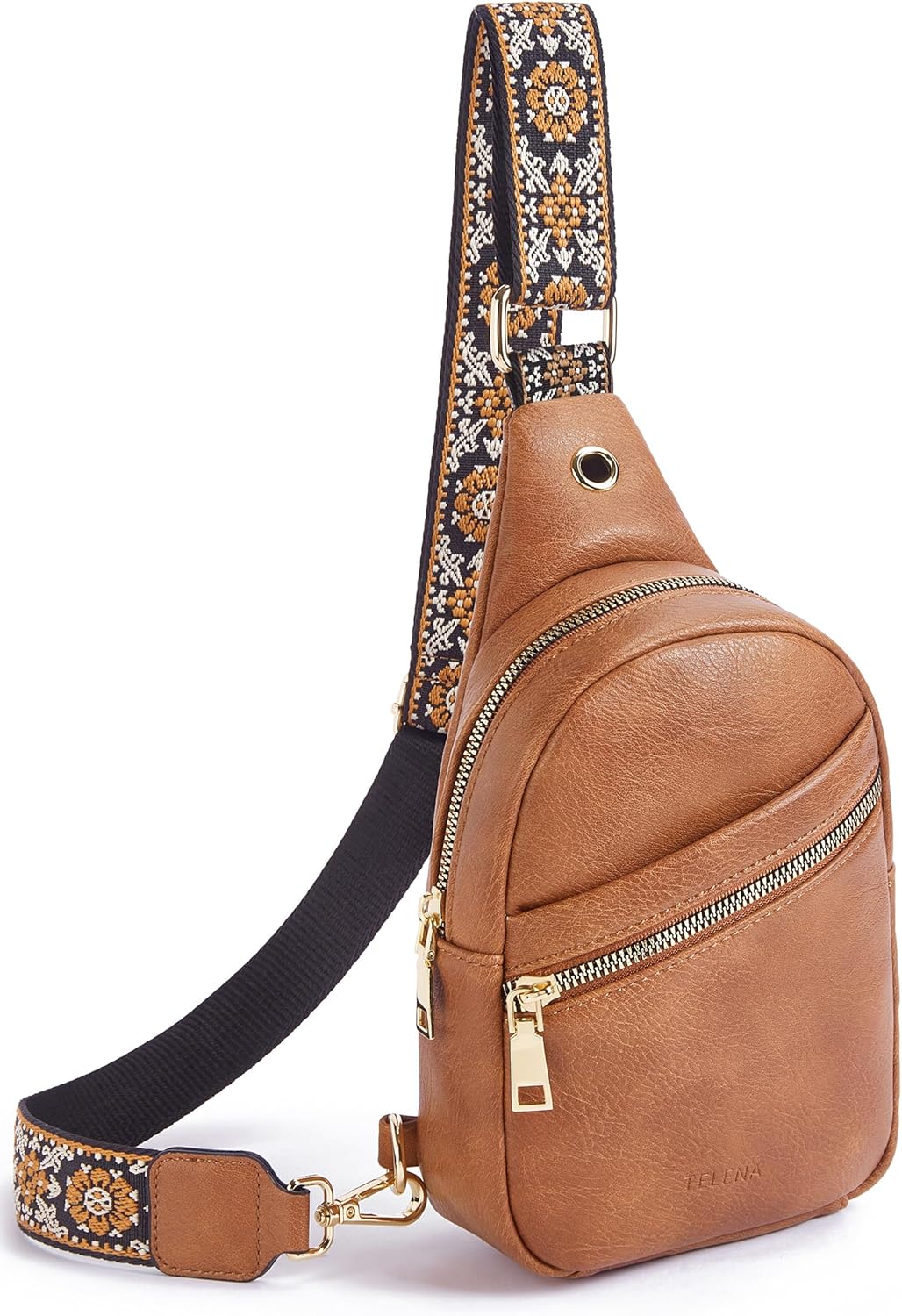 Telena Sling Bag for Women Crossbody Bags Purse for Women Vegan Leather Fanny Pa...
