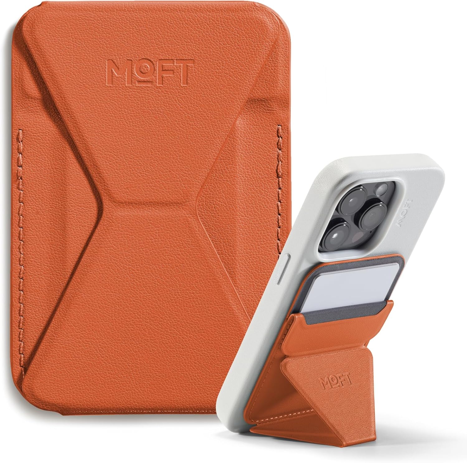 MOFT MagSafe Wallet Stand for iPhone 16/15/14/13/12 Series Compatible with MagSa...