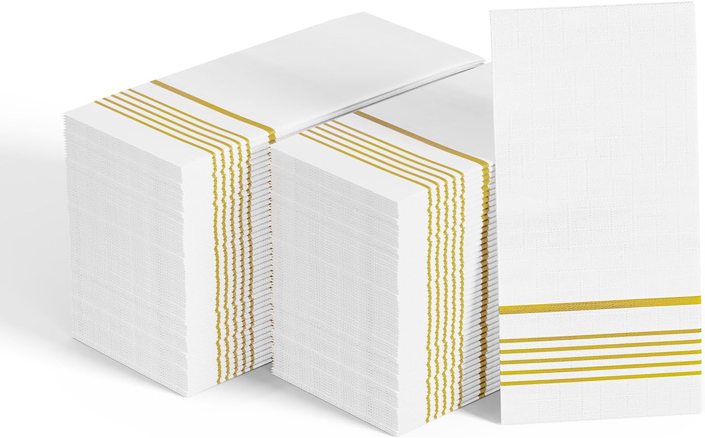 400 Pack Paper Napkins, 3-Ply Guest Towels Disposable Dinner Napkins, Soft and A...