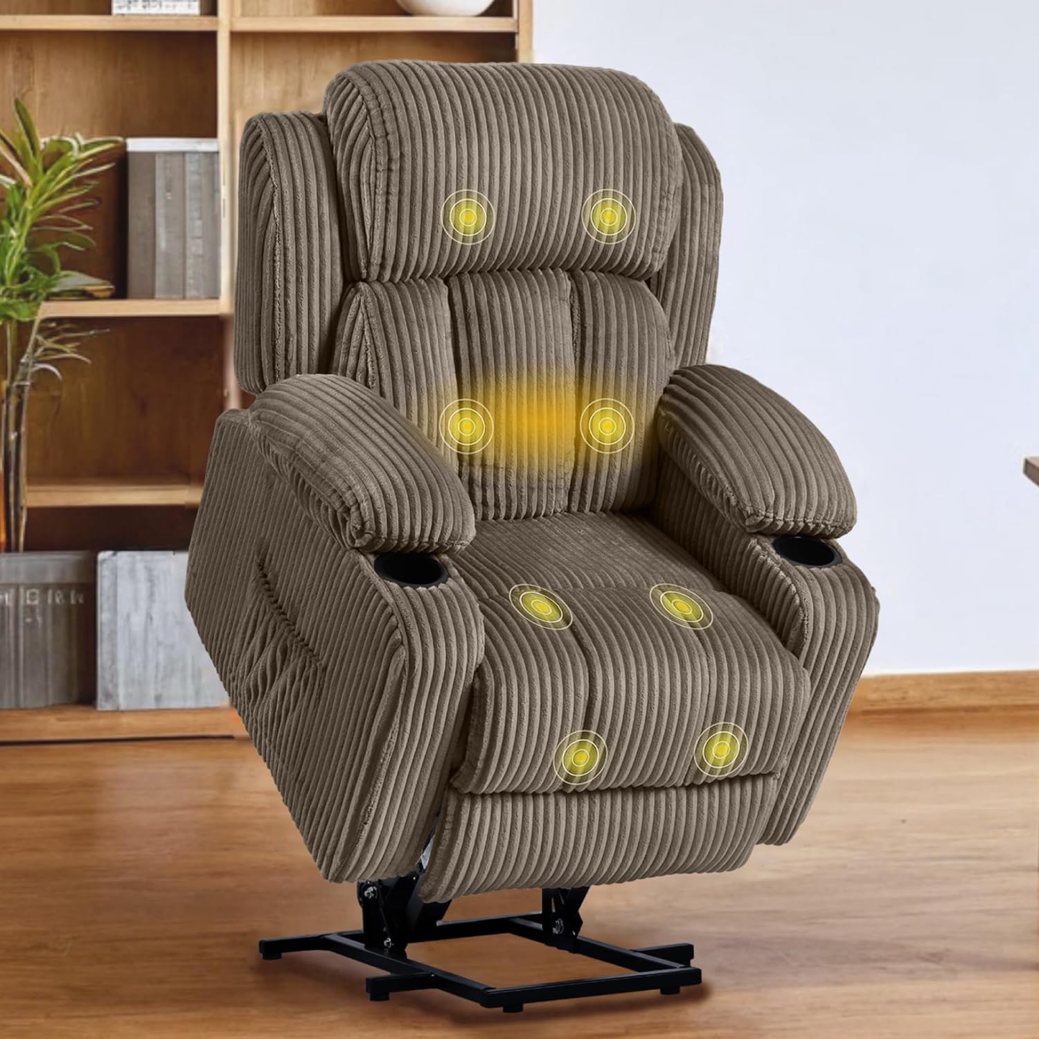 FLEXISPOT XL31 Power Lift Recliner Chair for Elderly with Massage and Heat, Elec...