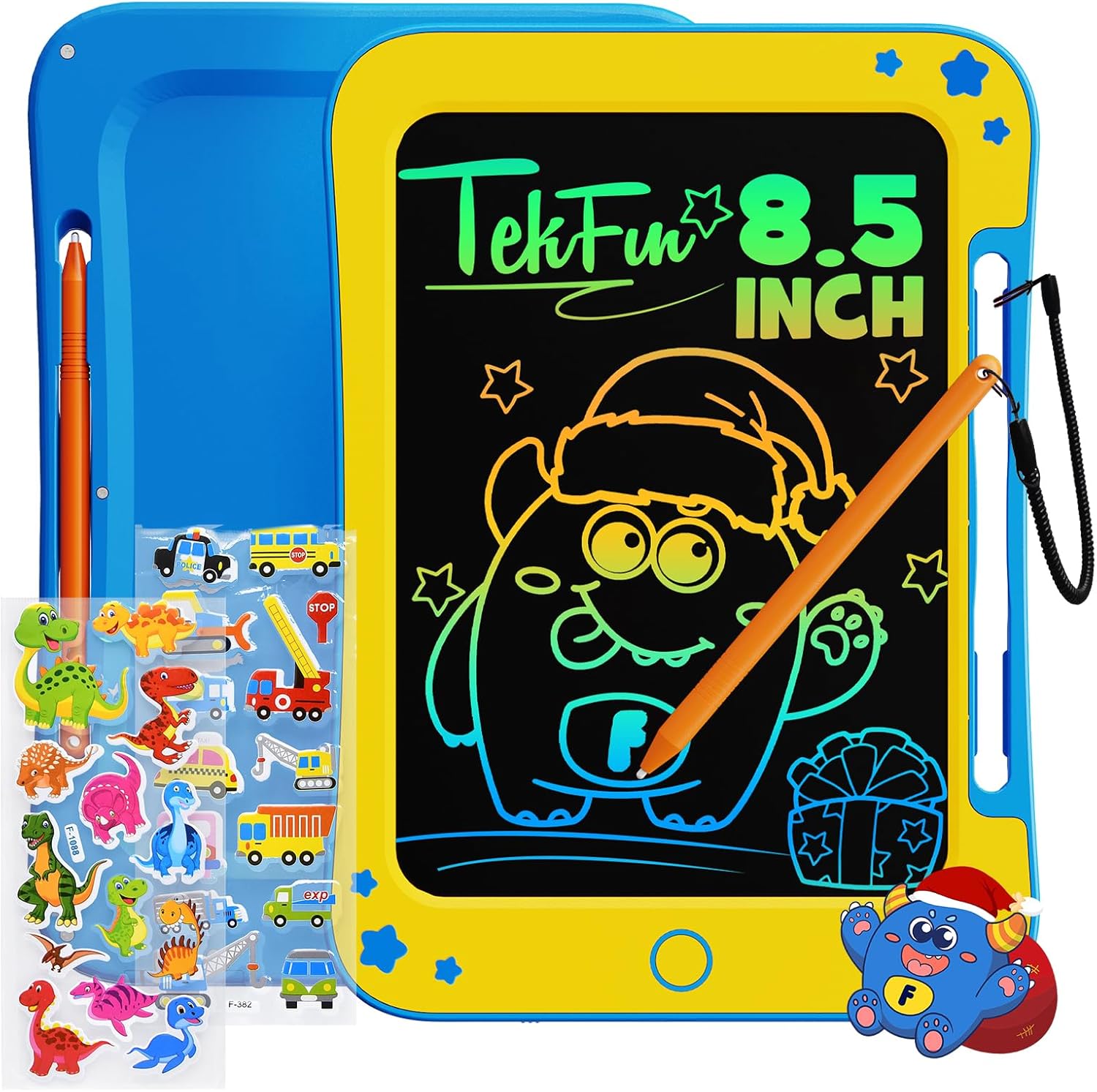 TEKFUN Toddler Kids Toys Gifts - 8.5 Inch LCD Writing Tablet Kids Doodle Board w...