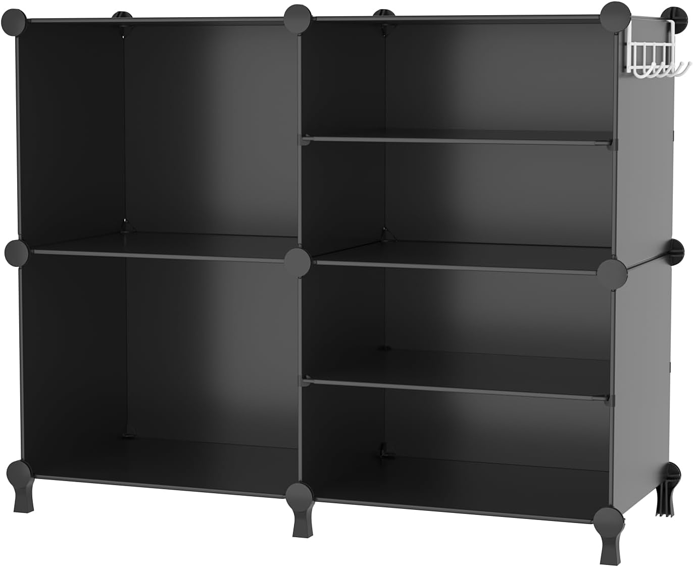 AWTATOS Closet Organizer 4 Cube Storage Shelves Portable Closet Clothes Organize...
