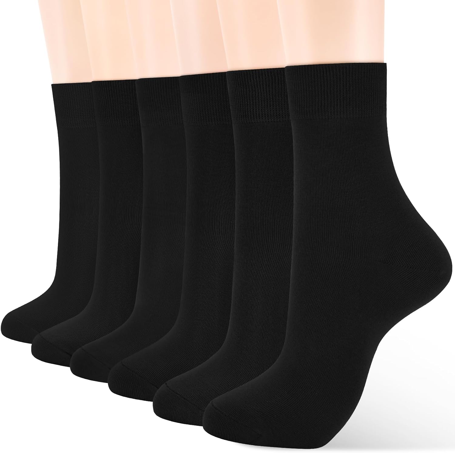 ATBITER Women's Thin Cotton Socks,Soft Cotton Bootie Socks Women Above Ankle Cre...