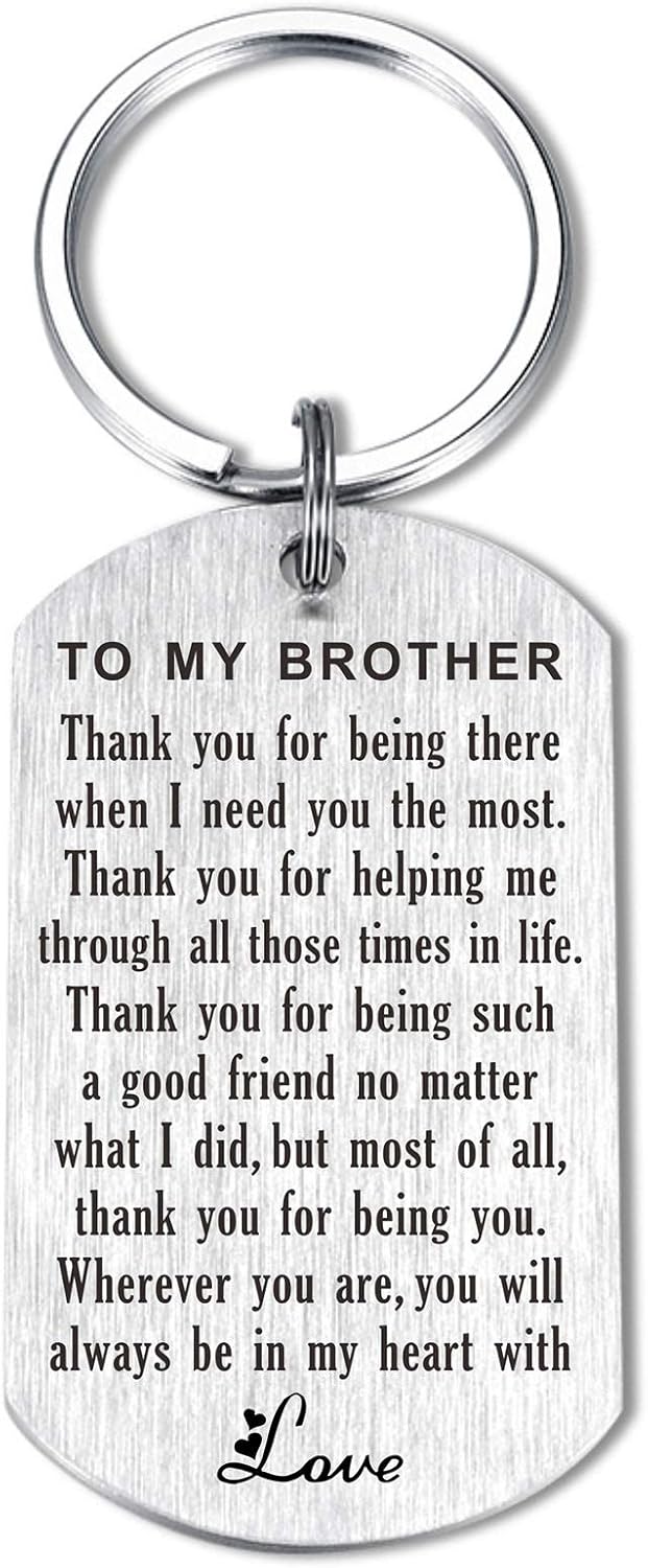 Brother Sister Gifts Wherever You Are You Will Always Be in My Heart Birthday Ch...