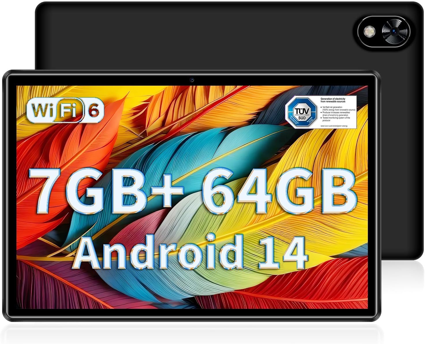 DOOGEE U9 2024 Newest Android 13 10" Tablet 7GB RAM+64GB ROM 1TB TF, Bluetooth 5...