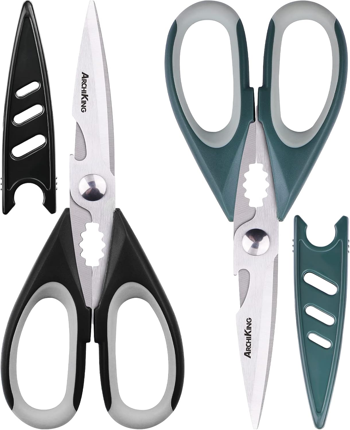 Kitchen Shears Scissor & Cooking Scissors - Sharp Blades, Professional Stainless...