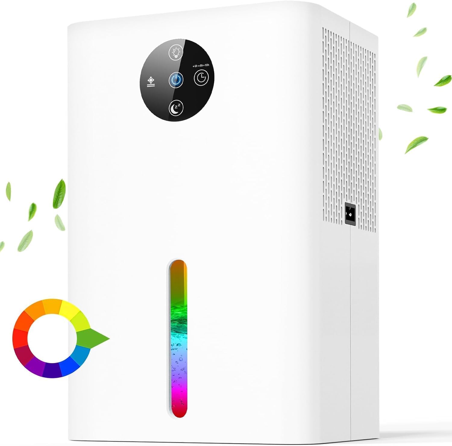 Dehumidifiers for Home, Bathroom Dehumidifier with 1.8L Water Tank and Auto-Off...