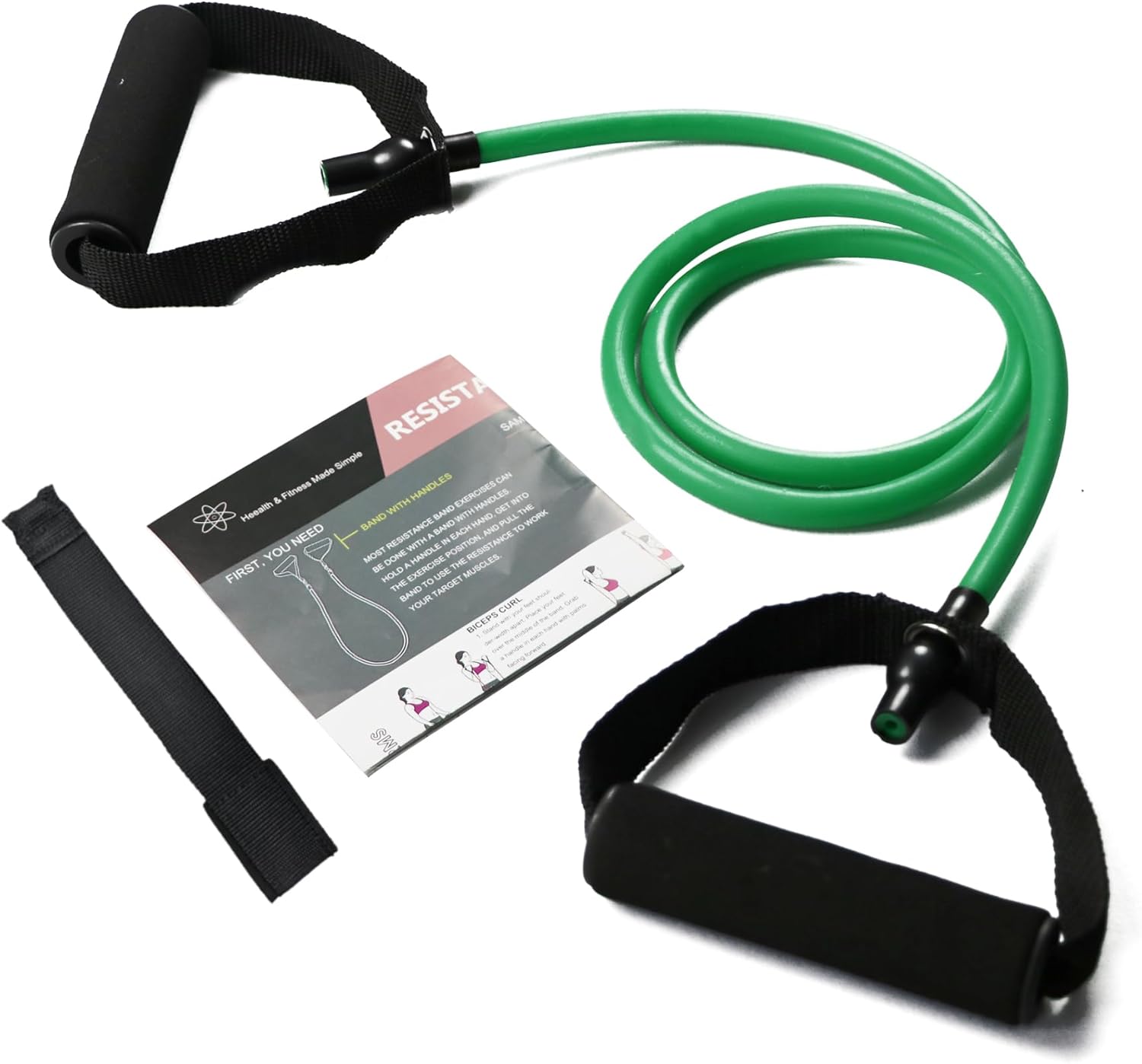 Resistance Bands with Handles, Single Resistance Bands, Exercise Bands with Hand...