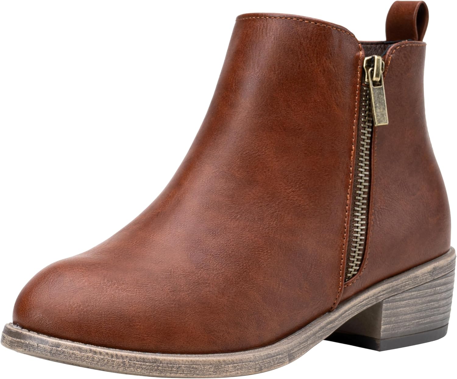 Jeossy Women's Ankle Boots Thick Heel Low Heeled Booties for Women 8 Ankle Booti...