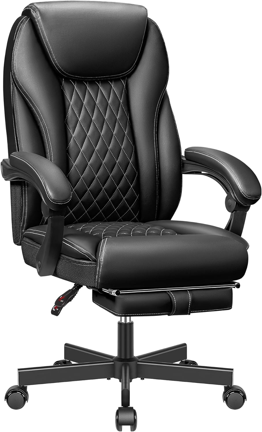 Executive Office Chair Big and Tall Home Office Chair, High Back Ergonomic Leath...