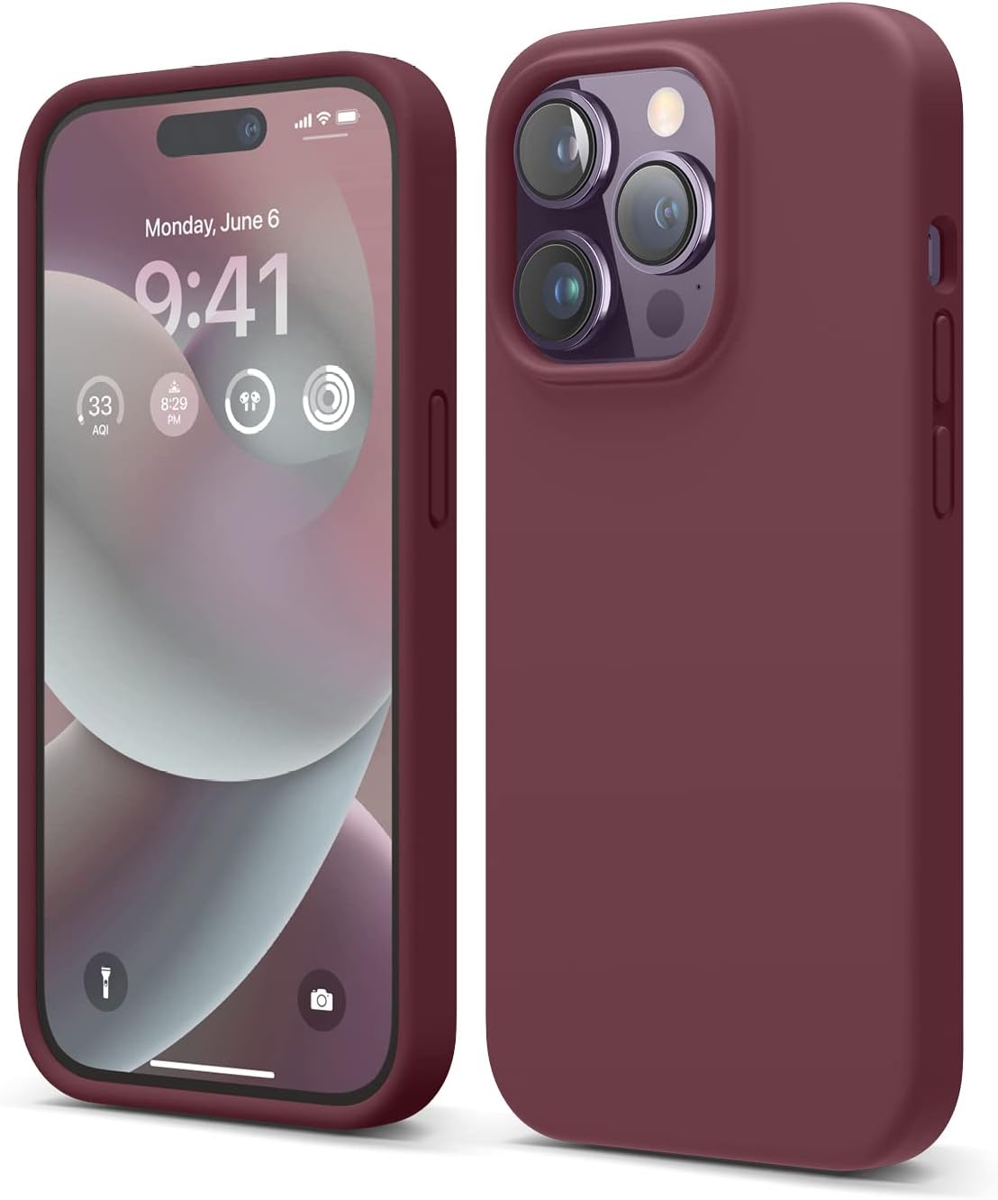 elago Liquid Silicone Case Compatible with iPhone 14 Pro Case (6.1"), Premium Si...