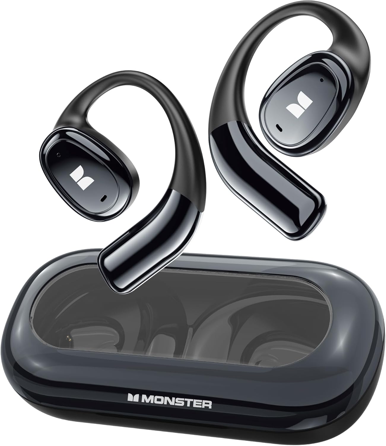 Monster Open Ear AC311 Wireless Earbuds, Bluetooth 5.4 Open Ear Headphones, Up t...