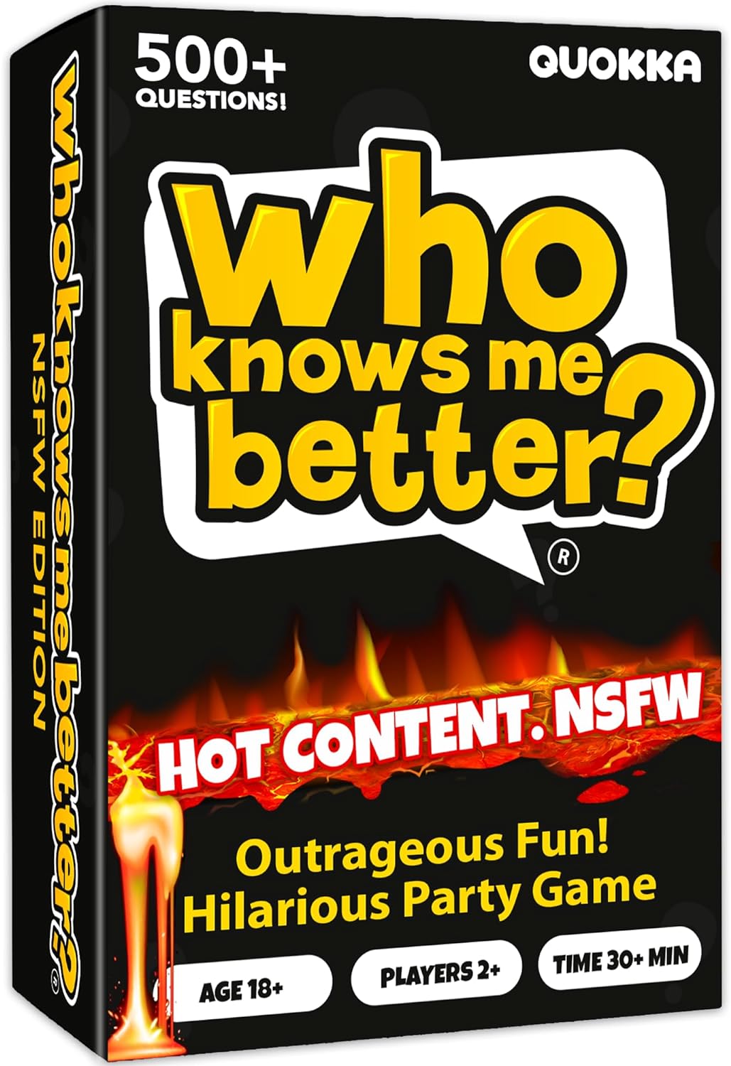 Card Games For Adults - Who Knows Me Better? NSFW Edition - Hilarious Party Game...
