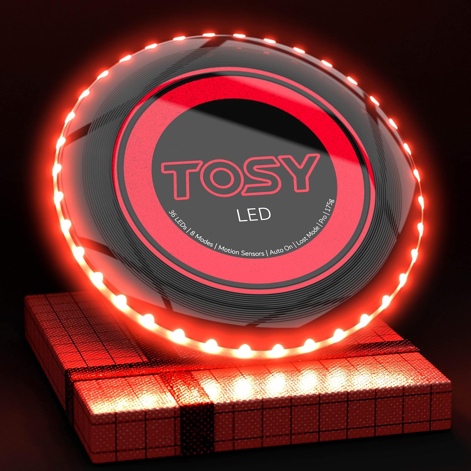 TOSY Flying Disc - 16 Million Color RGB or 36 LEDs, Extremely Bright, Smart Mode...