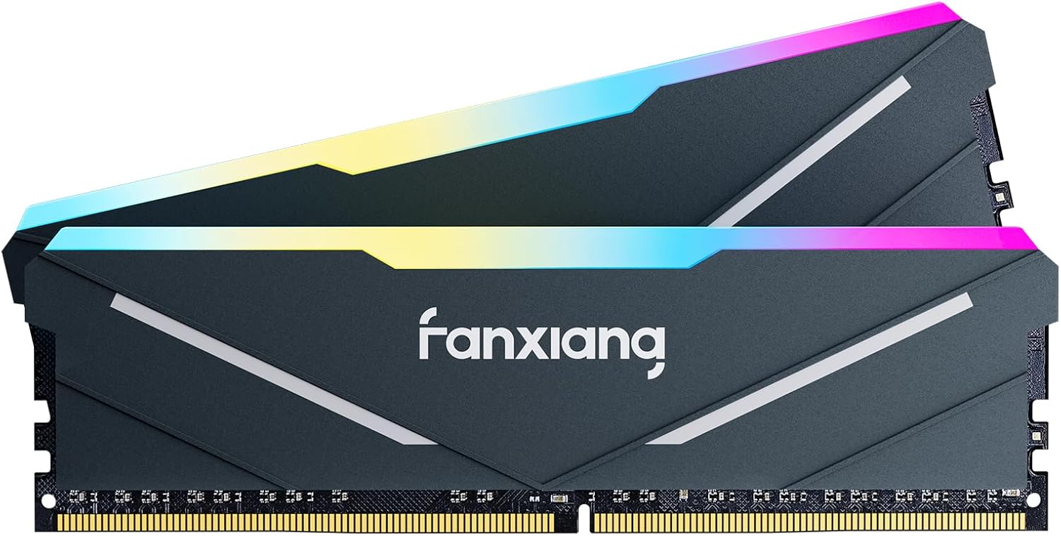 fanxiang RGB DDR4 RAM 32GB(2x16GB) 3200MHz CL16 1.35V Computer Memory with Heats...