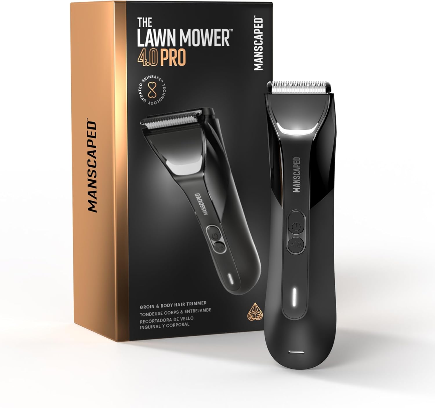 MANSCAPED® The Lawn Mower® 4.0 PRO - Groin & Body Hair Trimmer, Updated SkinSafe...