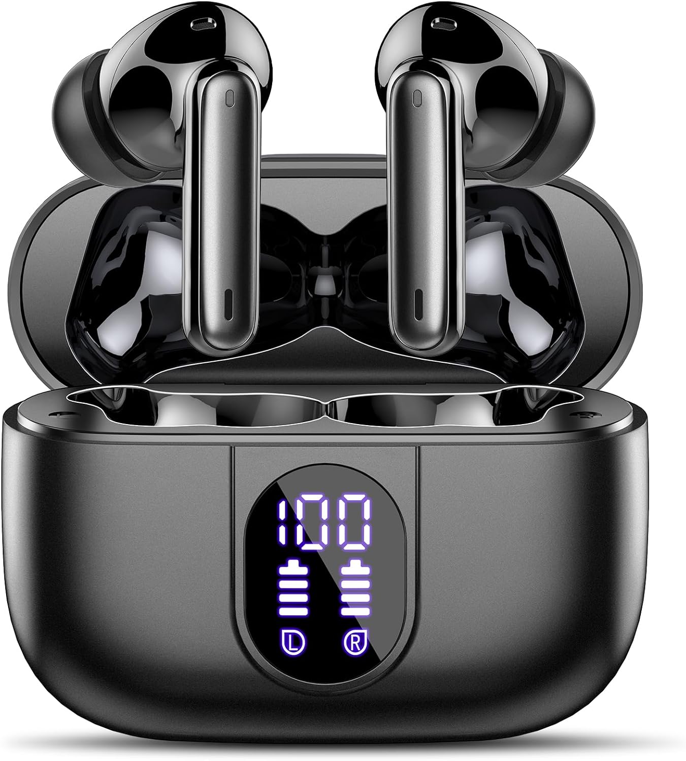 Wireless Earbuds, Bluetooth 5.3 Headphones In Ear with 4 ENC Noise Cancelling Mi...