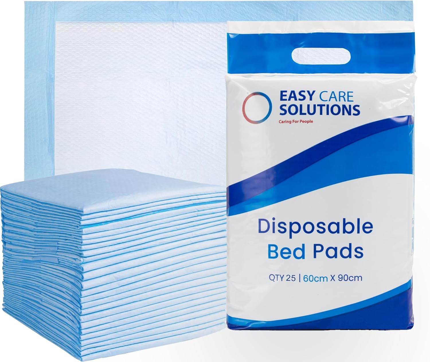 50 x Easy Care Solutions 60 x 90 cm | Premium Disposable Incontinence Bed Pads |...