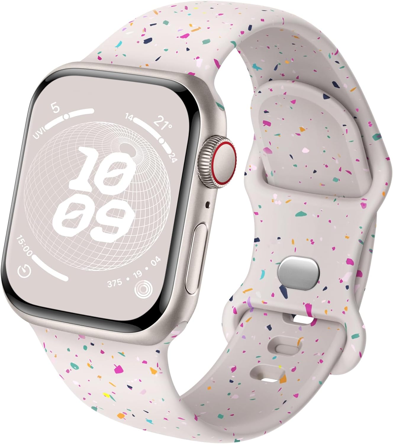 Joehwerr Sport Strap Compatible with Apple Watch Straps 40mm 41mm 38mm 42mm 44mm...