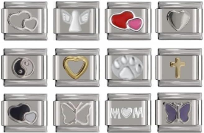 Bundle Charms 9 | 12pcs 9mm Italian Charms | UK stock
