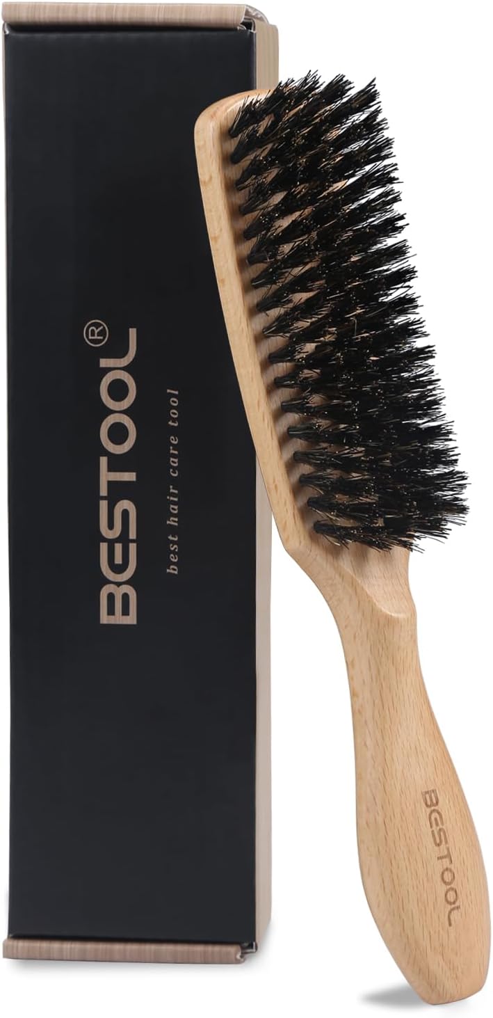 BESTOOL Hair Brush, Boar Bristle Hair Brush for Women Men Children Smoothing & S...