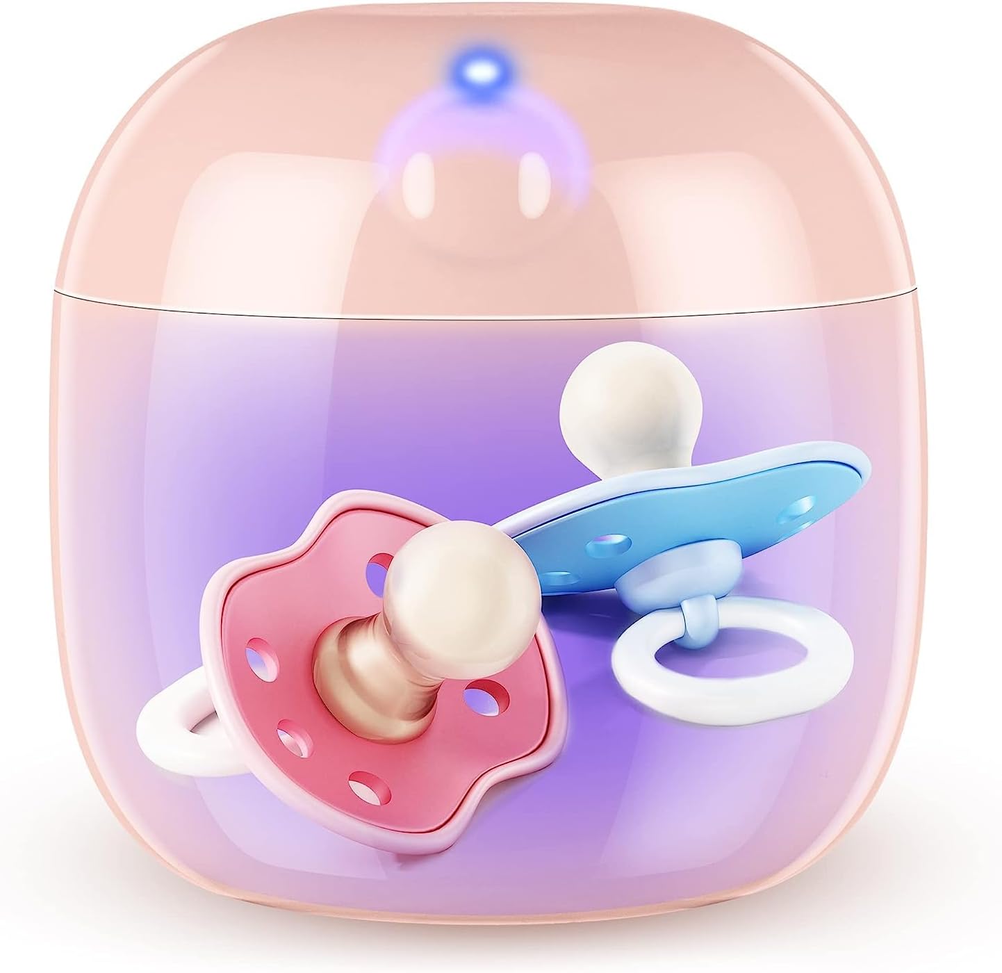 Portable Dummy Steriliser, Mini UV-C Sanitizer Box for Pacifier, 99.99% Steriliz...