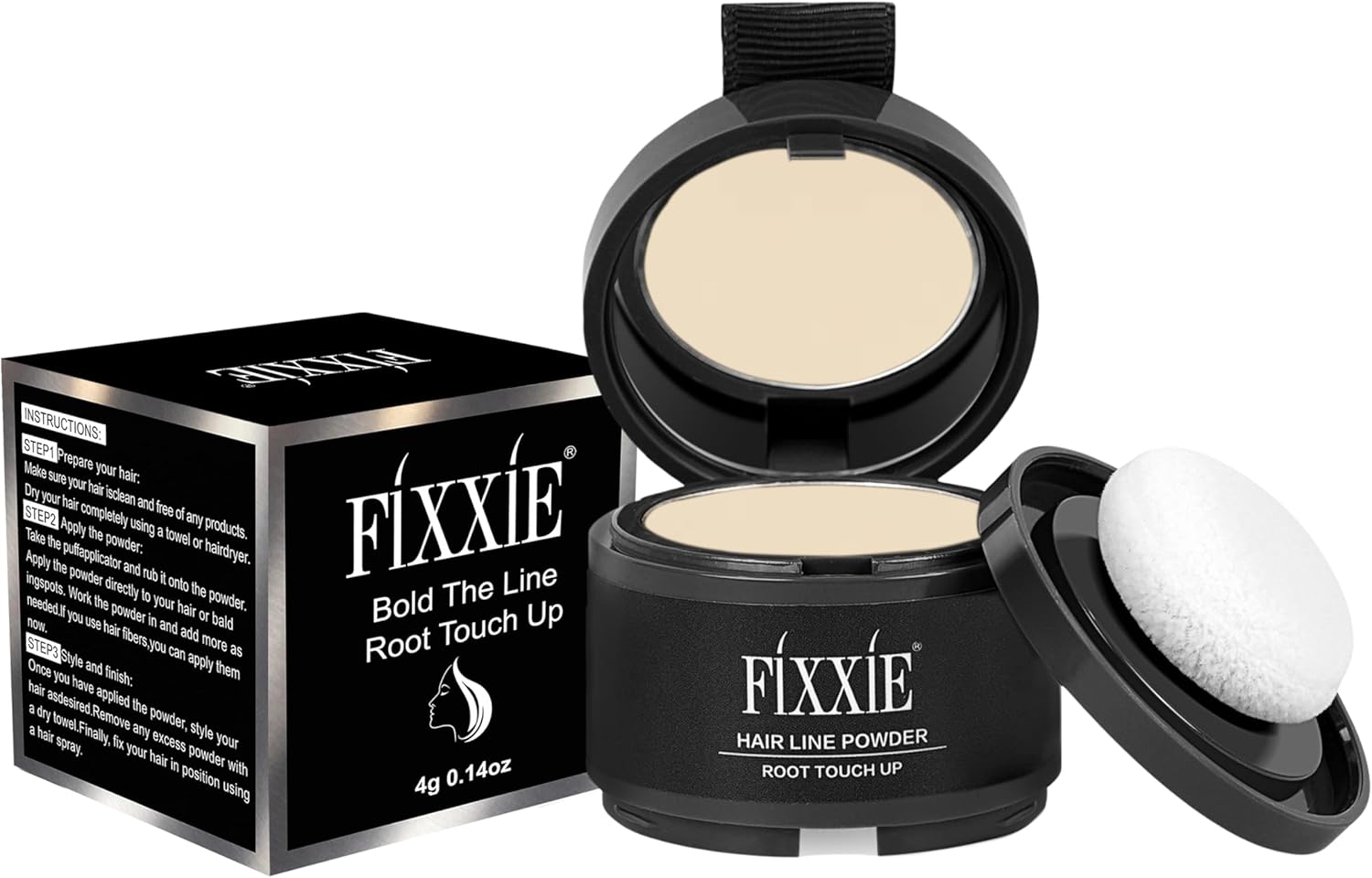 Hairline Powder Light Blonde, Root Touch Up Powder, Instant Hair Loss Concealer...