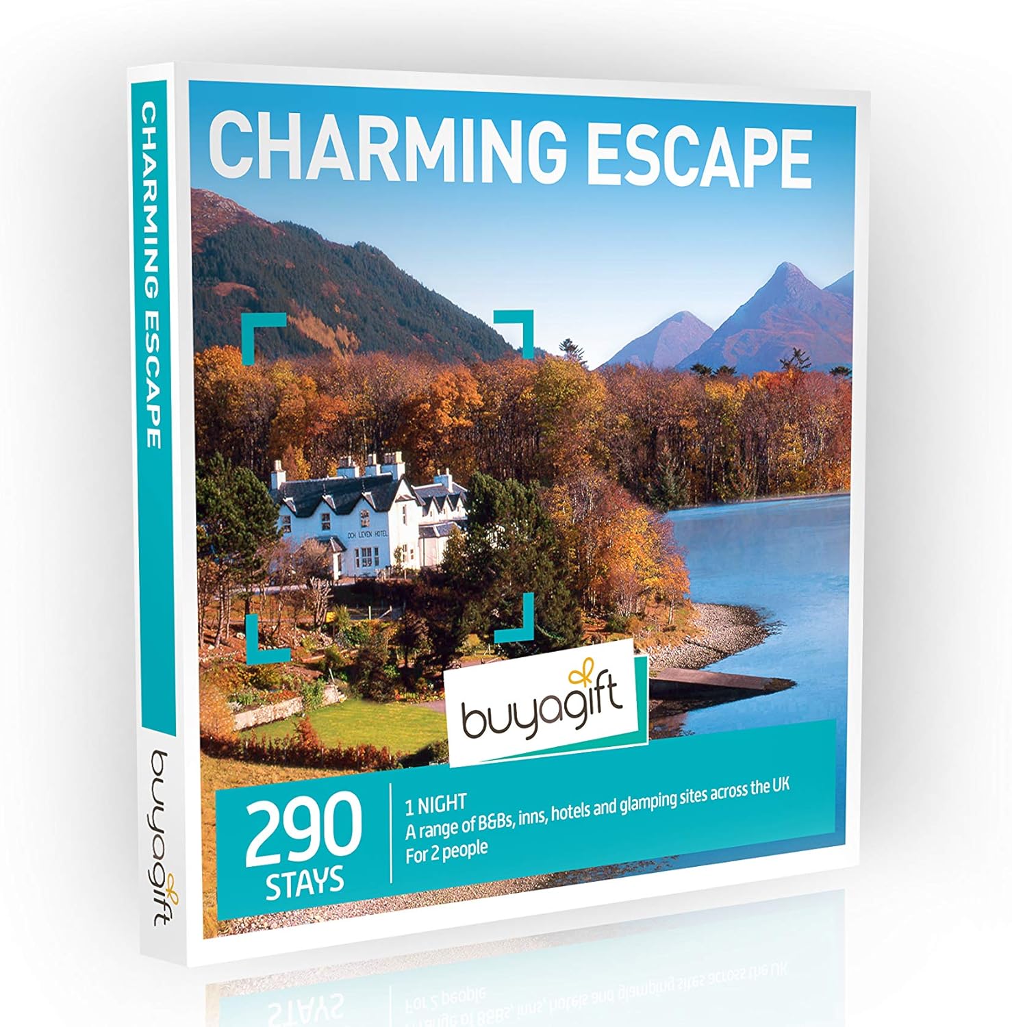 Buyagift One Night Charming Escape Gift Experience Box - 290 hotel and glamping...
