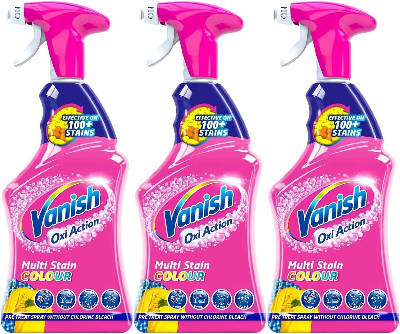 Vanish Oxi Action Multi Stain Spray for Couloured Garments and Fabrics - 500ml P...