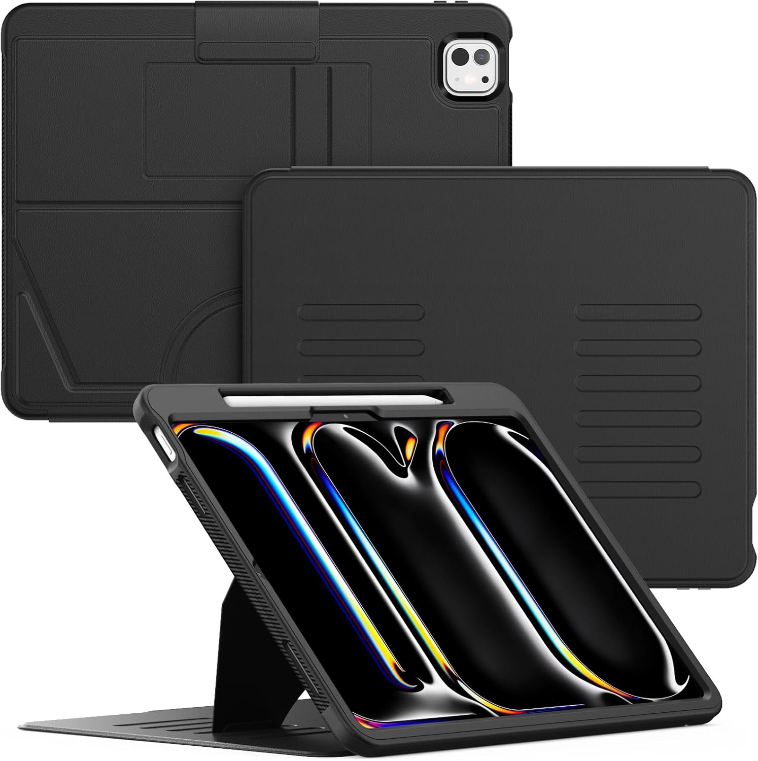 SEYMCY Case for iPad Pro 13 inch Case 2024 (M4), Business Shockproof Case with A...