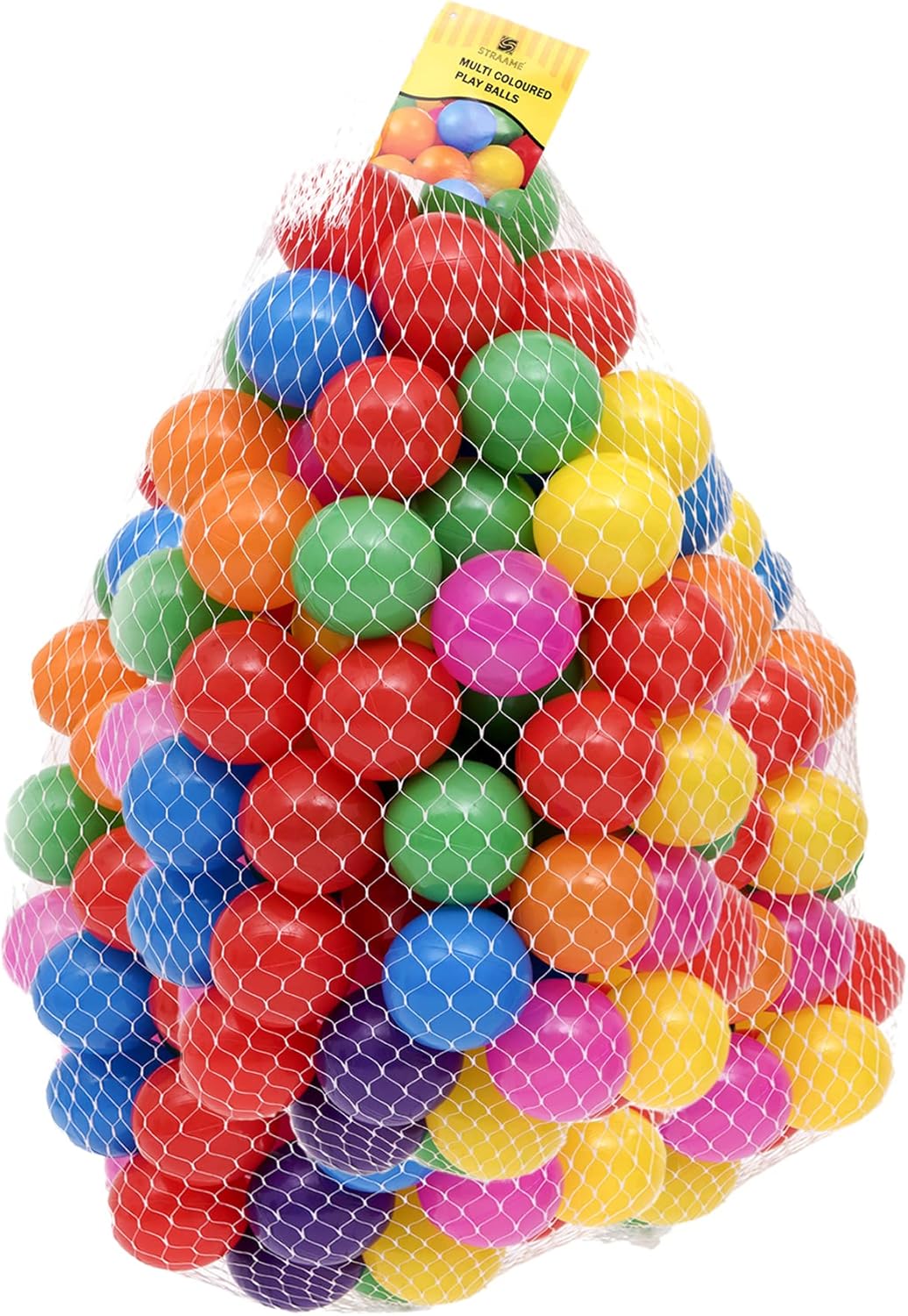 Straame Playballs, Crush-Proof, Colourful Pit Balls for Kids Baby-Approved Multi...