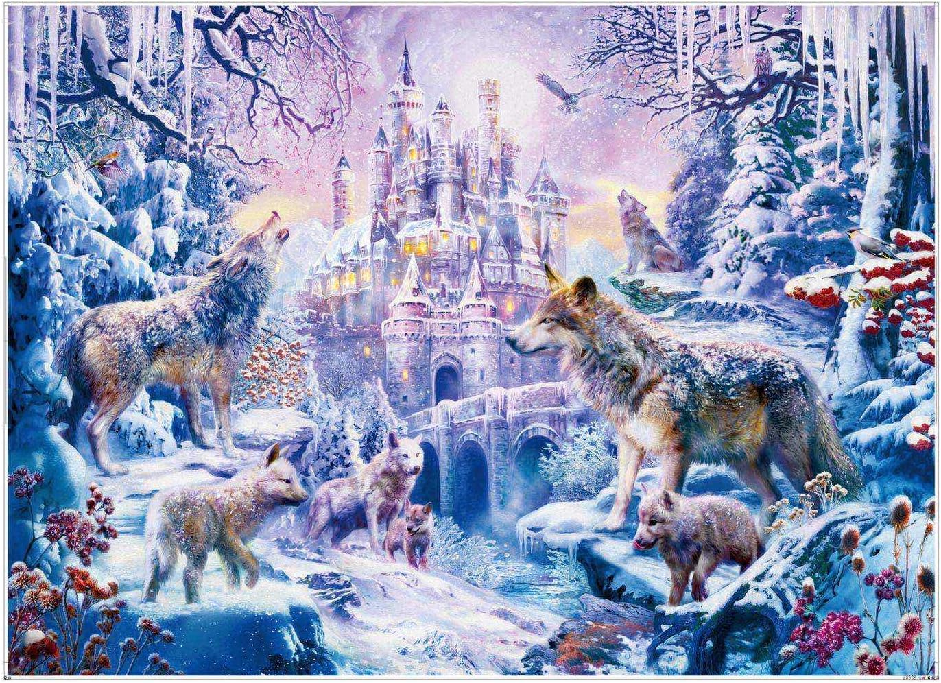 EACHHAHA 1000 Piece Winter Jigsaw Puzzles for Adults-Cardboard Puzzles- Relax Pu...